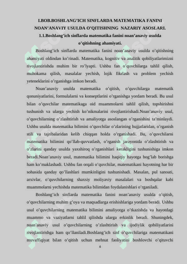 BOSHLANG’ICH SINFLARDA MATEMATIKA FANINI NOAN’ANAVIY USULDA O’QITISH 5