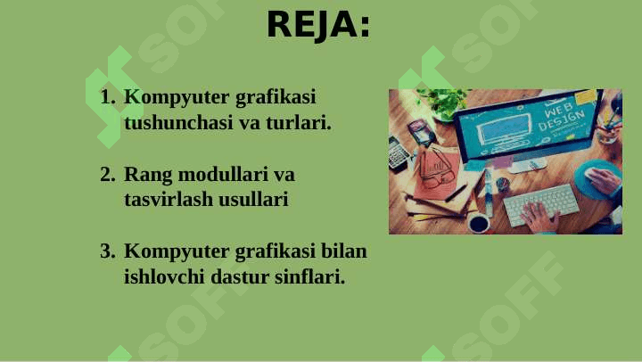Kompyuter grafikasi tushunchasi 2