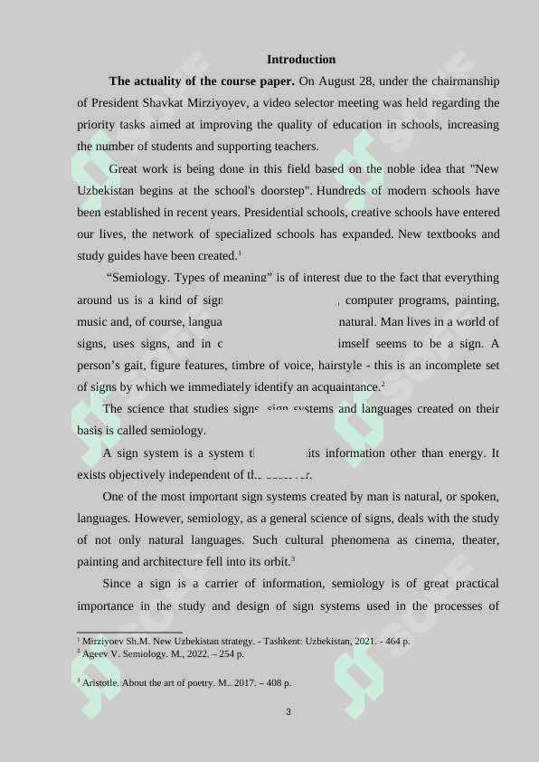 Semiology types of meaning 2