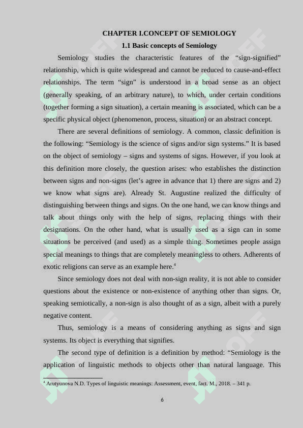 Semiology types of meaning 5