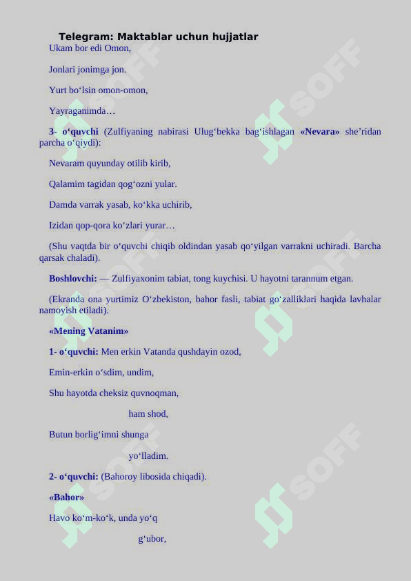 zulfiyaxonim tadbir ssenariysi 4