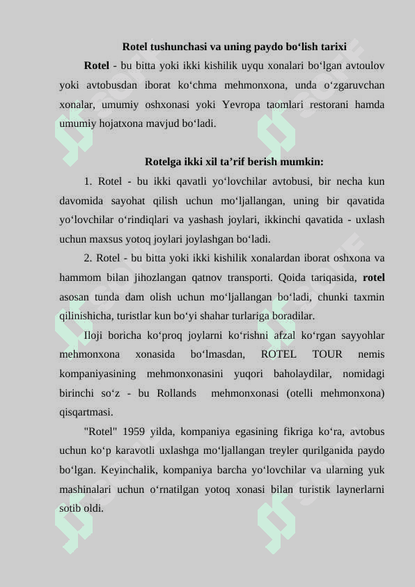 Rotel joylashtirish vositasi 2