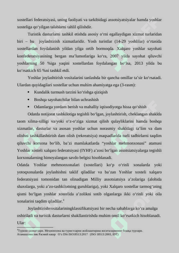 Xostel joylashtirish vositasi 4