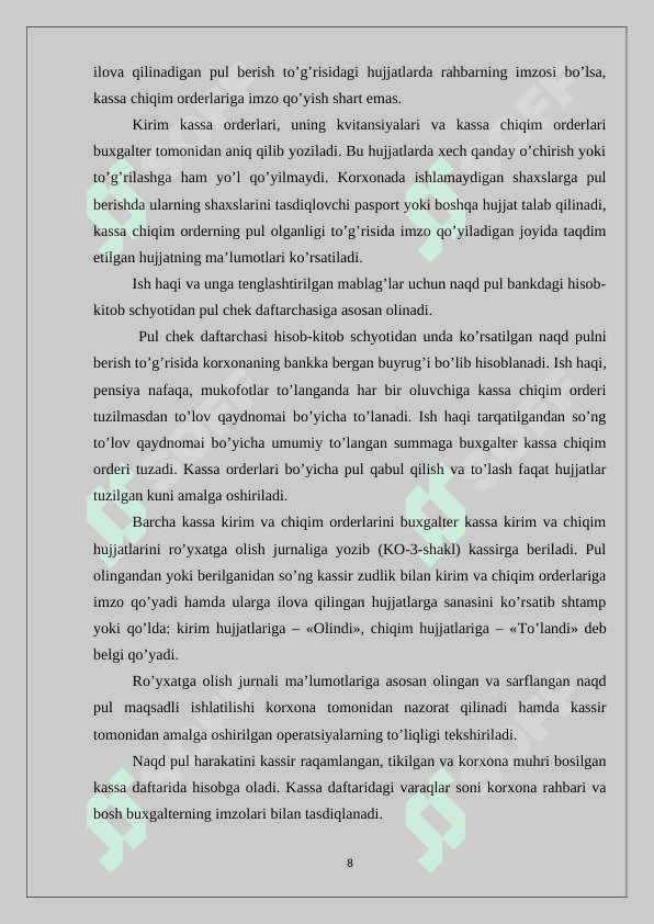 HISOB – KITOB SCHYOTI 8