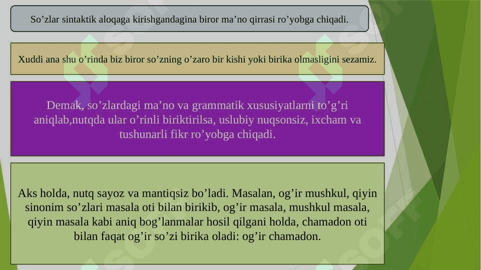 Sintaktik uslubiyat 4