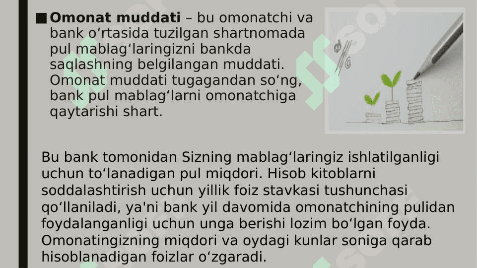 Omonatlar depozitlar 7