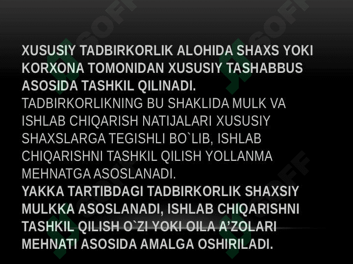 Tadbirkorlarning tashkiliy iqtisodiy asoslari 5