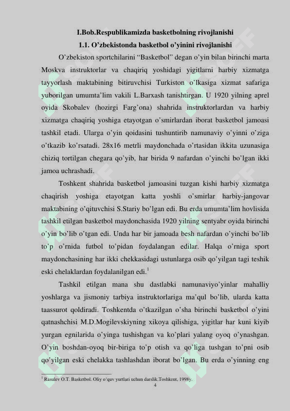 BASKETBOL MUSOBAQA QOIDALARI VA HAKAMLIK 4