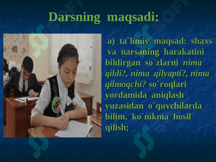 HARAKATNI  BILDIRADIGAN  SO`ZLAR 2