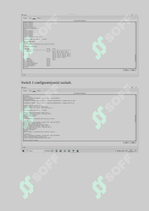 VTP protokolini sozlash. 3