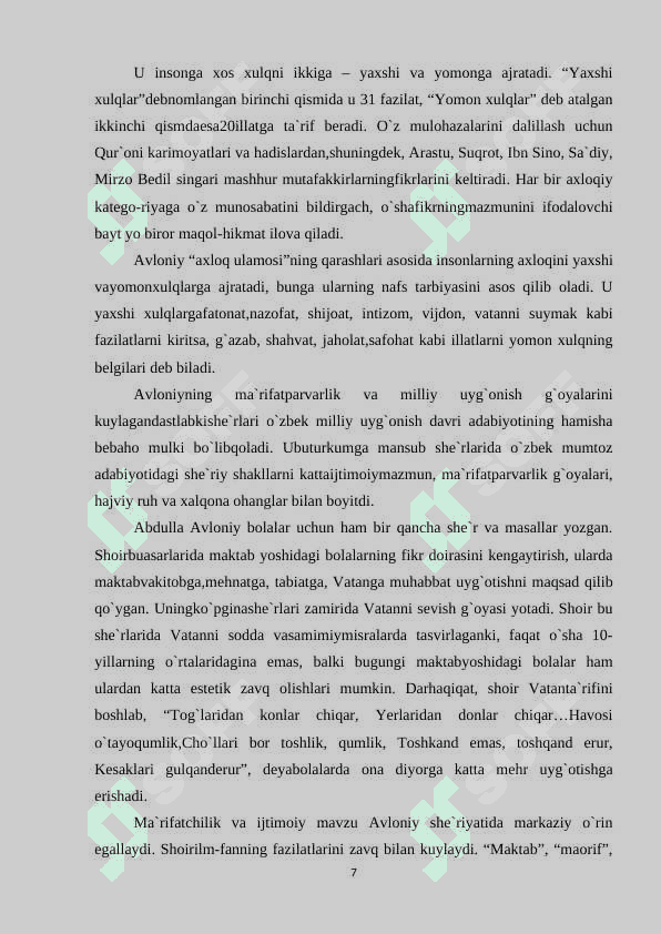 ABDULLA AVLONIYNING IJTIMOIY PEDAGOGIK QARASHLARI 7
