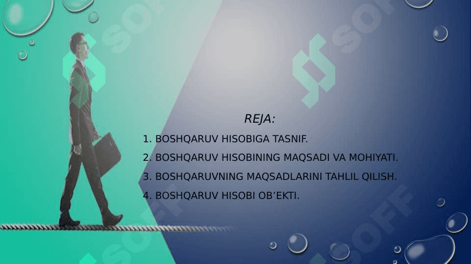 Boshqaruv hisobining obʼekti 2