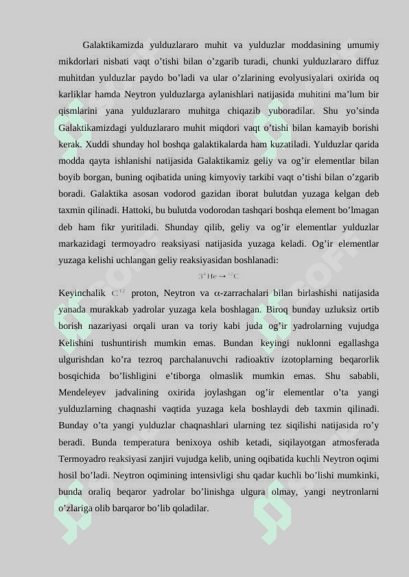 Galaktikalarning vujudga kelishi m 3