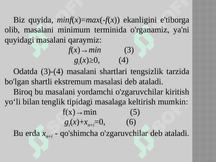 chiziqsiz programmalashtirish 5