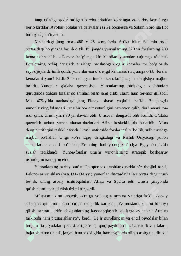 Qadimgi yunoniston va rimning harbiy san`ati 4