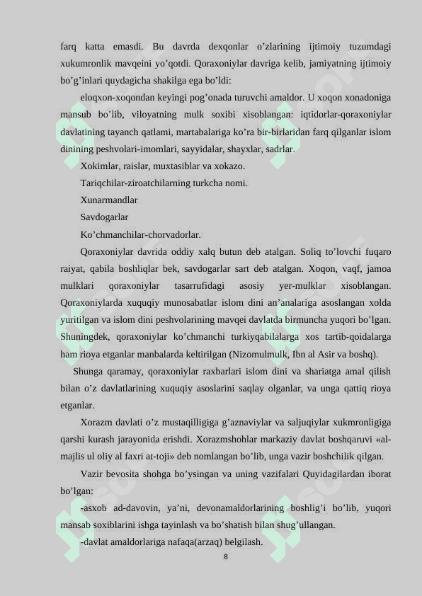 Qoraxoniylar davrida harbiy boshqaruv 8