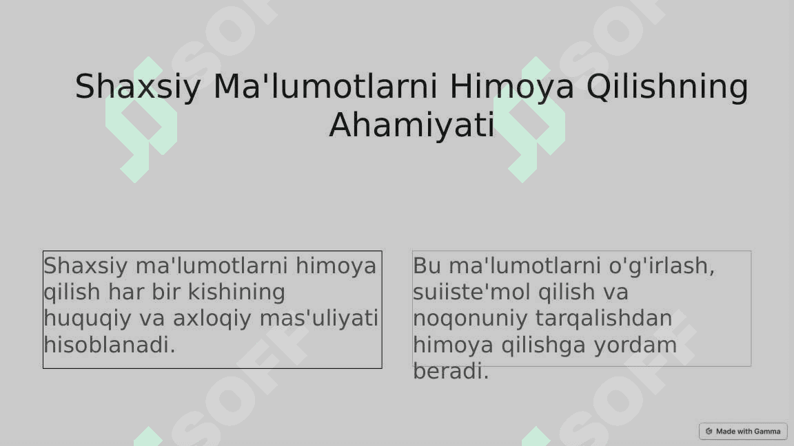 Ma'lumotlarni himoya qilish qonunlari 2