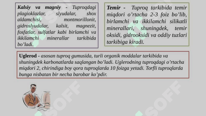 Tuproqning kimyoviy tarkibini dala sharoitida aniqlash 7