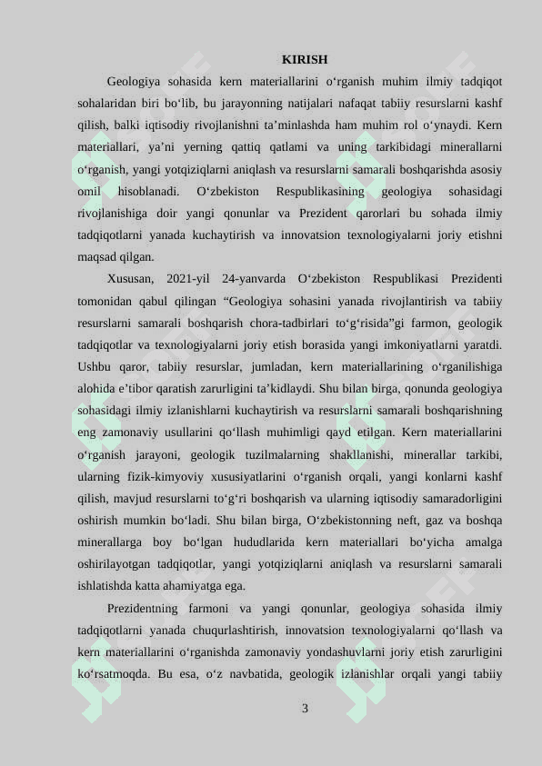 Kern materiallarini o'rganishning ahamiyati 3