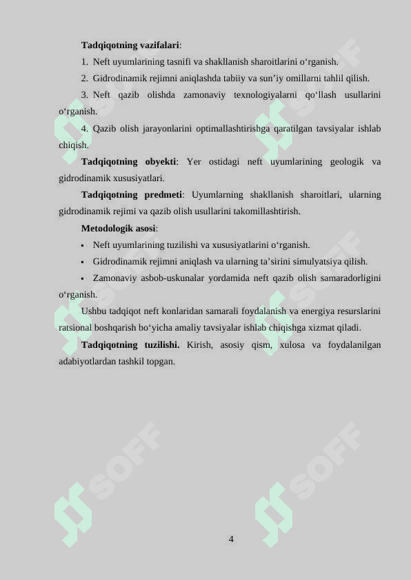 Neft uyumlarini rejimini aniqlash 4