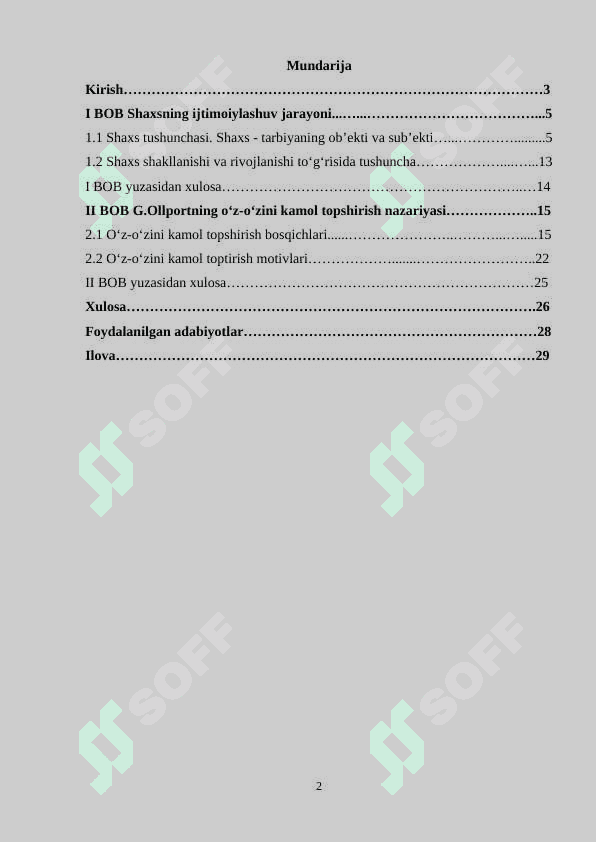 O‘z-o‘zini kamol toptirish motivlari 2