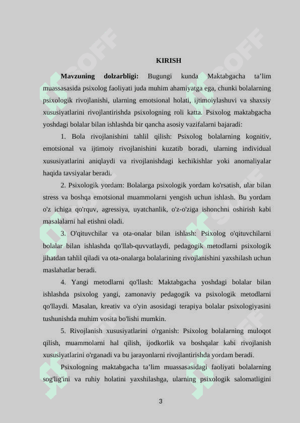 Maktabgacha ta’lim muassasasida psixolog faoliyati 3