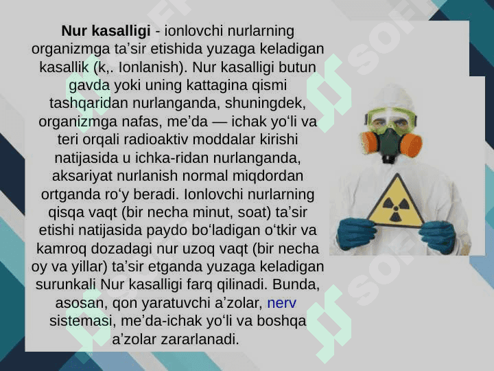 Odam nur xastaligi; xavfli va surunkali 2