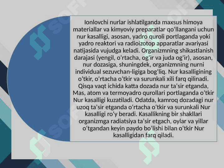 Odam nur xastaligi; xavfli va surunkali 3