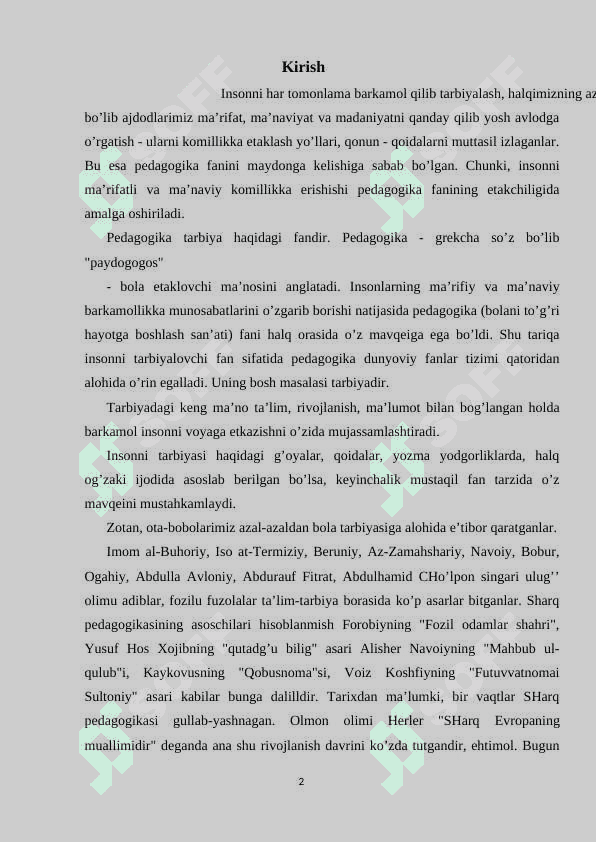 Matematika ta’limi jarayonida tarbiya muammolari 2