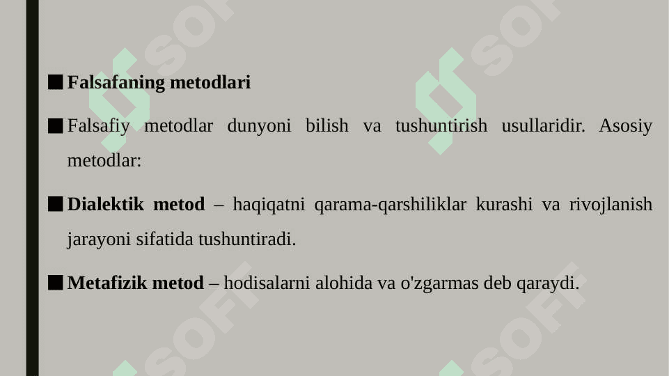 Falsafaning metod,qonun va kategoriyalari 3