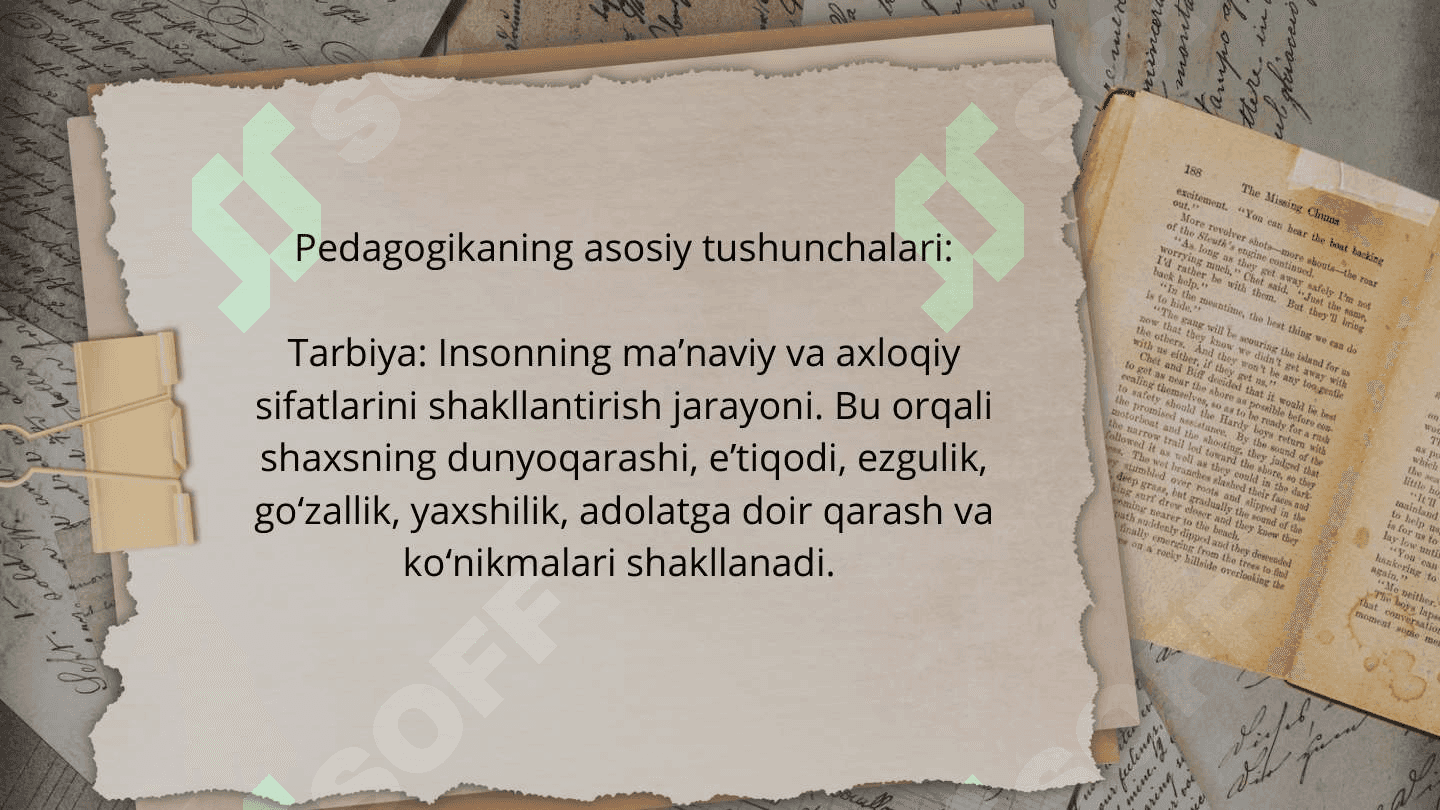 Pedagogikaning umumiy asoslari 3