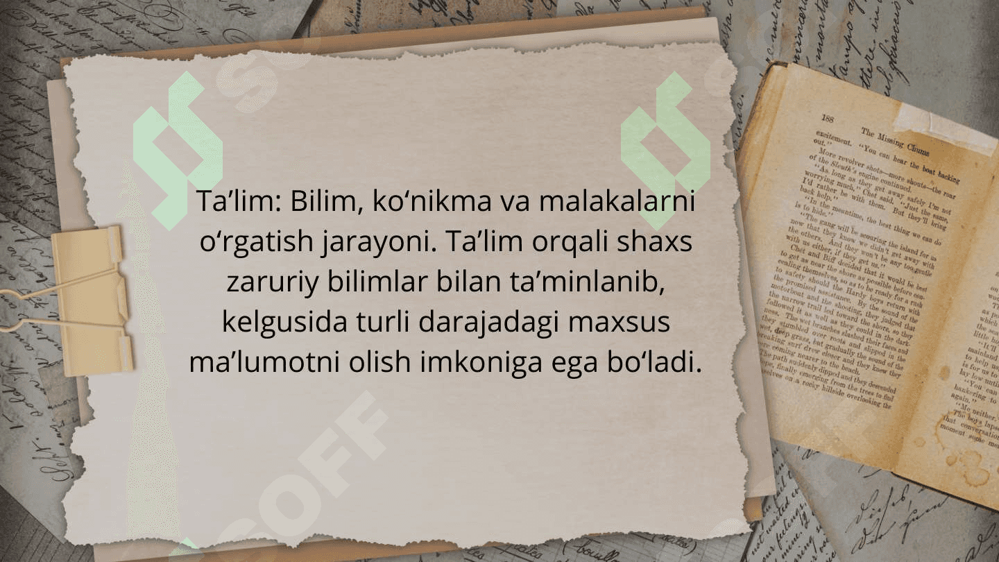 Pedagogikaning umumiy asoslari 4
