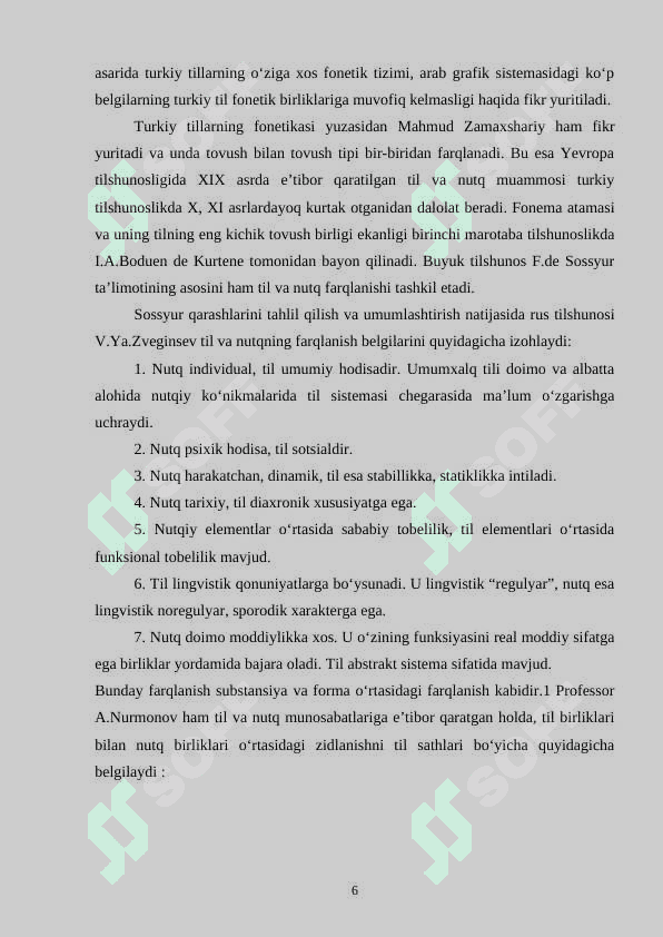 BOSHLANG‘ICH SINF ONA TILI DARSLARIDA FONETIK MASHQLARNING O‘RNI 6