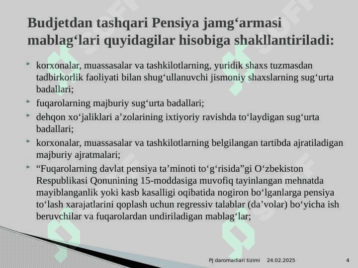 PENSIYA JAMG‘ARMASI DAROMADLARI 4