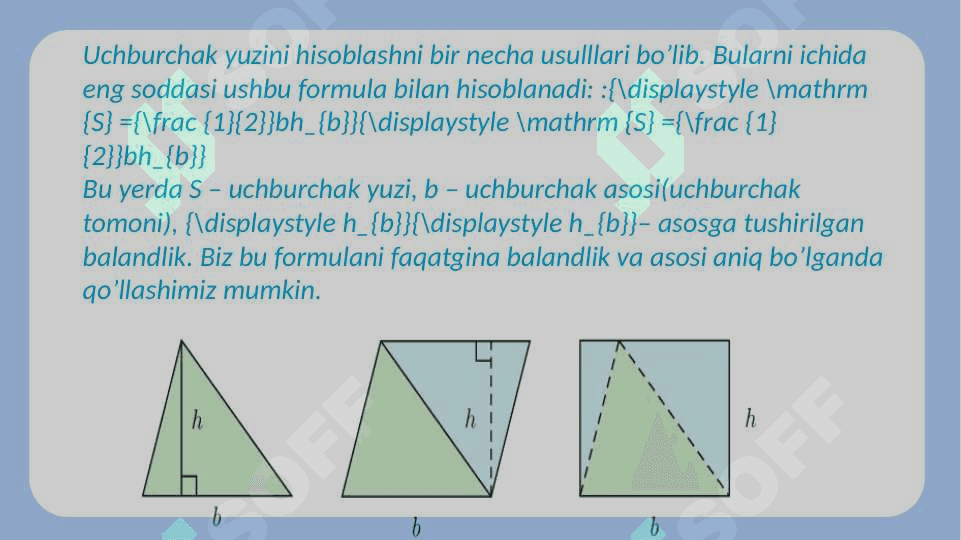 Figuralar yuzasini topishga doir masalalar 5