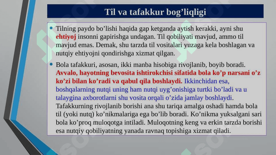 TIL VA TAFAKKUR 5