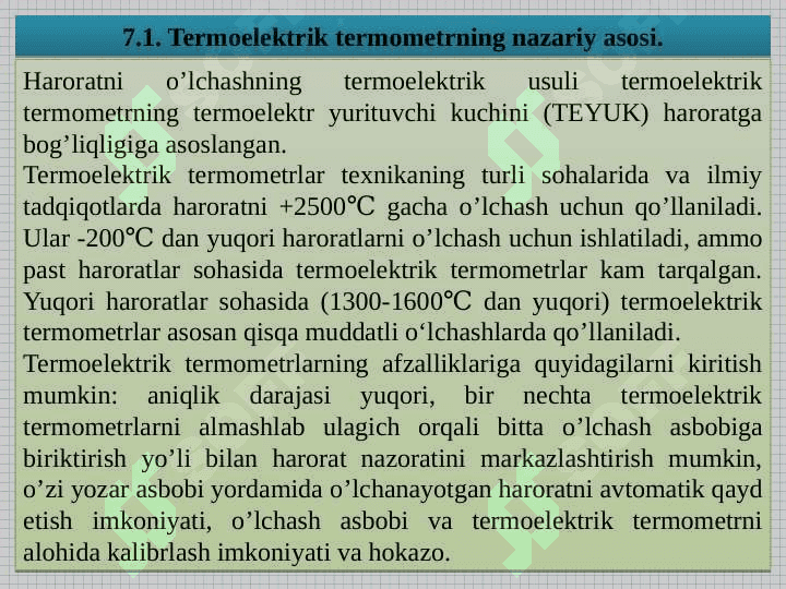 TERMOELEKTRIK TERMOMETRLAR 2