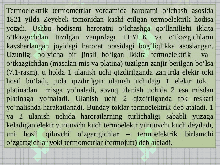 TERMOELEKTRIK TERMOMETRLAR 3