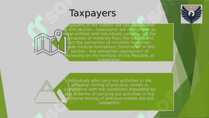 Subsoil tax. yer osti boyliklari solig`i 6