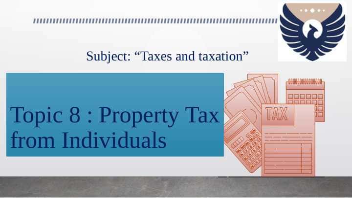 Property tax, mol-mul solig'i