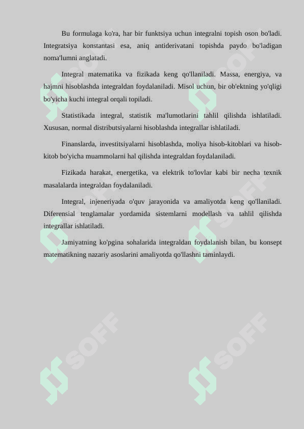 Integrallarni taqribiy hisoblash usullari 4