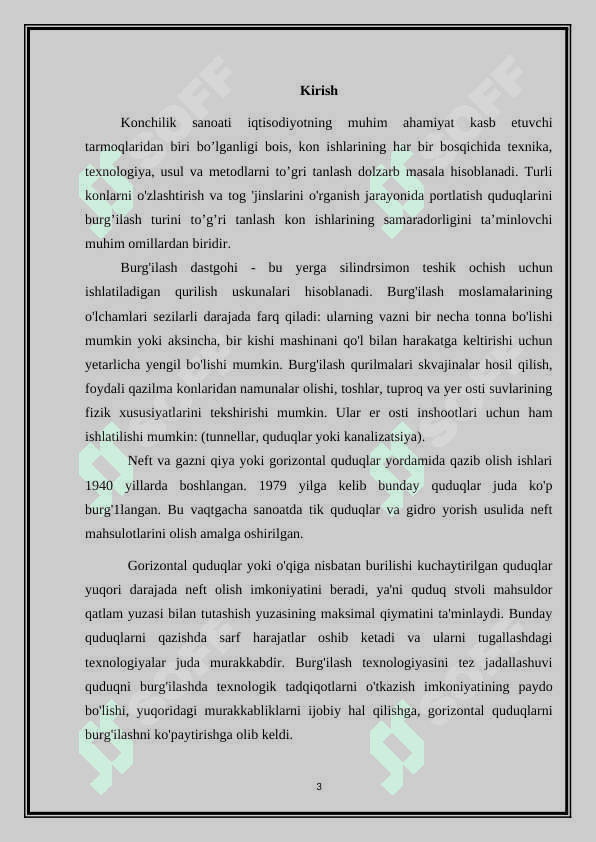 QUDUQLARNI BURG’ILASH ASOSLARI 3