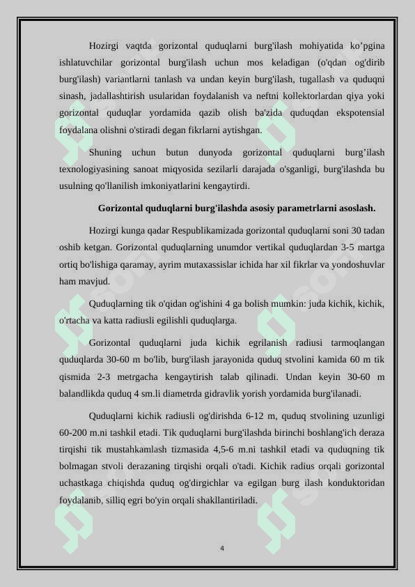 QUDUQLARNI BURG’ILASH ASOSLARI 4