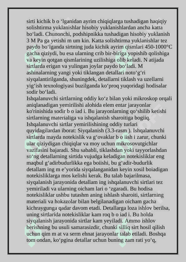 Mashina detallarida ishqalanish va yeyilish 3