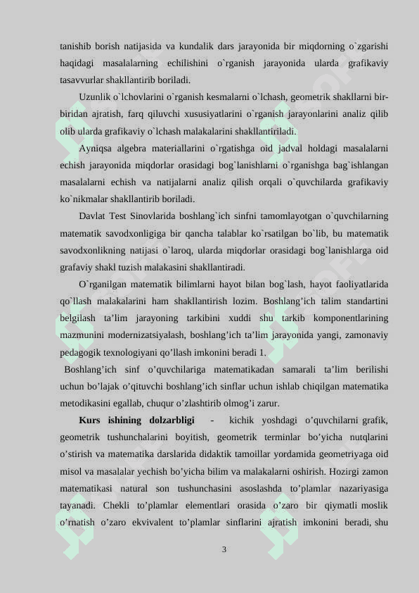 Boshlang`ich sinf o`quvchilarida grafik ko`nikmalarni shakllantirish 3