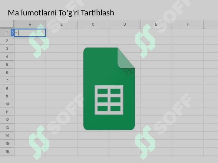 Google Sheets bilan Onlayn Prezentatsiyalar Yaratish 8
