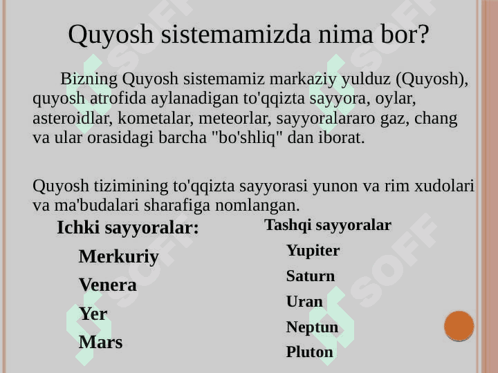 Quyosh sistemasi 3