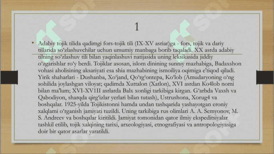 Tojik xalqining madaniyati 6