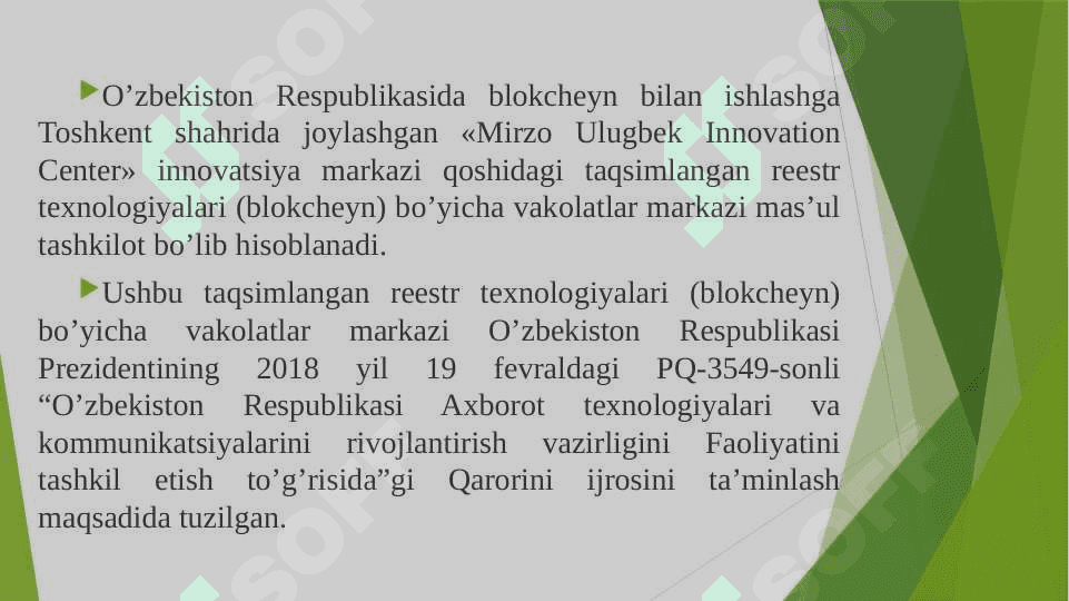 BLOKCHEYN TEXNOLOGIYASI VA UNDAN IQTISODIYOT SOHALARIDA FOYDALANISH IMKONIYATLARI 7
