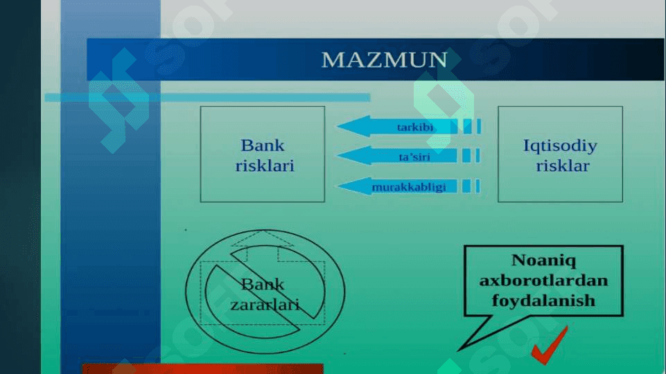 Risklarni baholash va tahlil qilish usullari 4